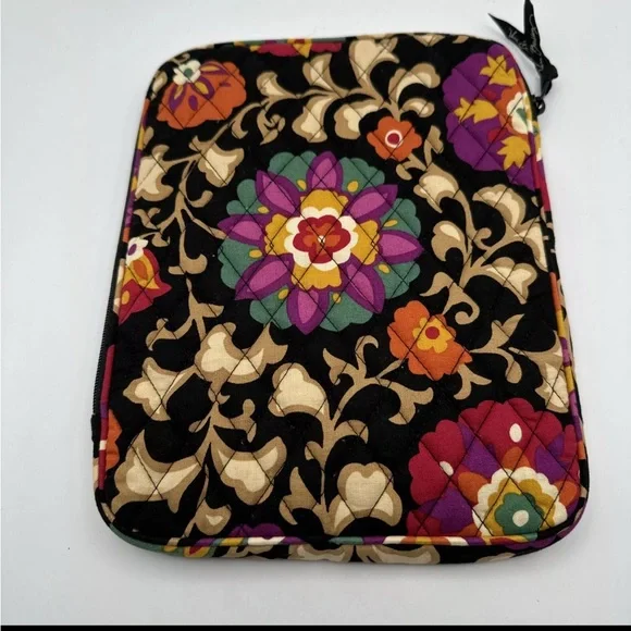 Vera Bradley Vibrant Floral Quilted Pouch - Picture 2 of 6